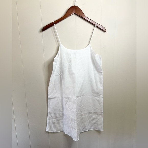 TIBI white cotton 2 piece dress set cover up mini dress size 0 - Picture 5 of 7